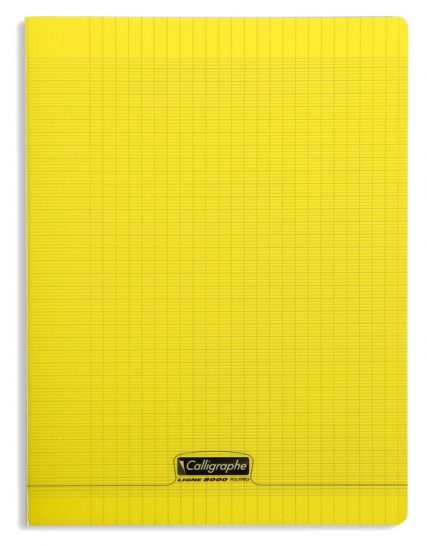 Cahier grand format TP (21 x 29.7) cm 96p seyès, couverture polyprplastique  / 90g vert
