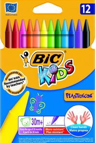 Pochette de crayons de couleur (12) - Tohy